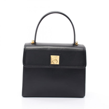 Celine Handbag Gancini Black Leather 2-Way