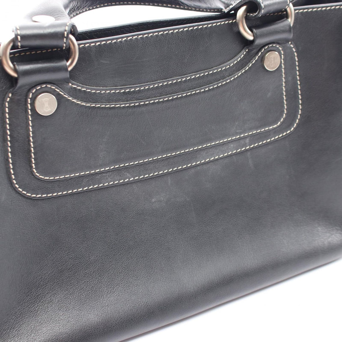 Celine Handbag Boogie Bag Black Leather — view 7