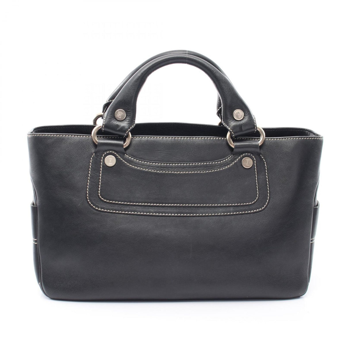 Celine Handbag Boogie Bag Black Leather