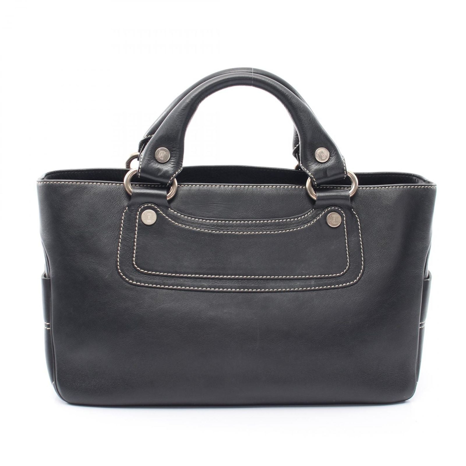 Celine Handbag Boogie Bag Black Leather