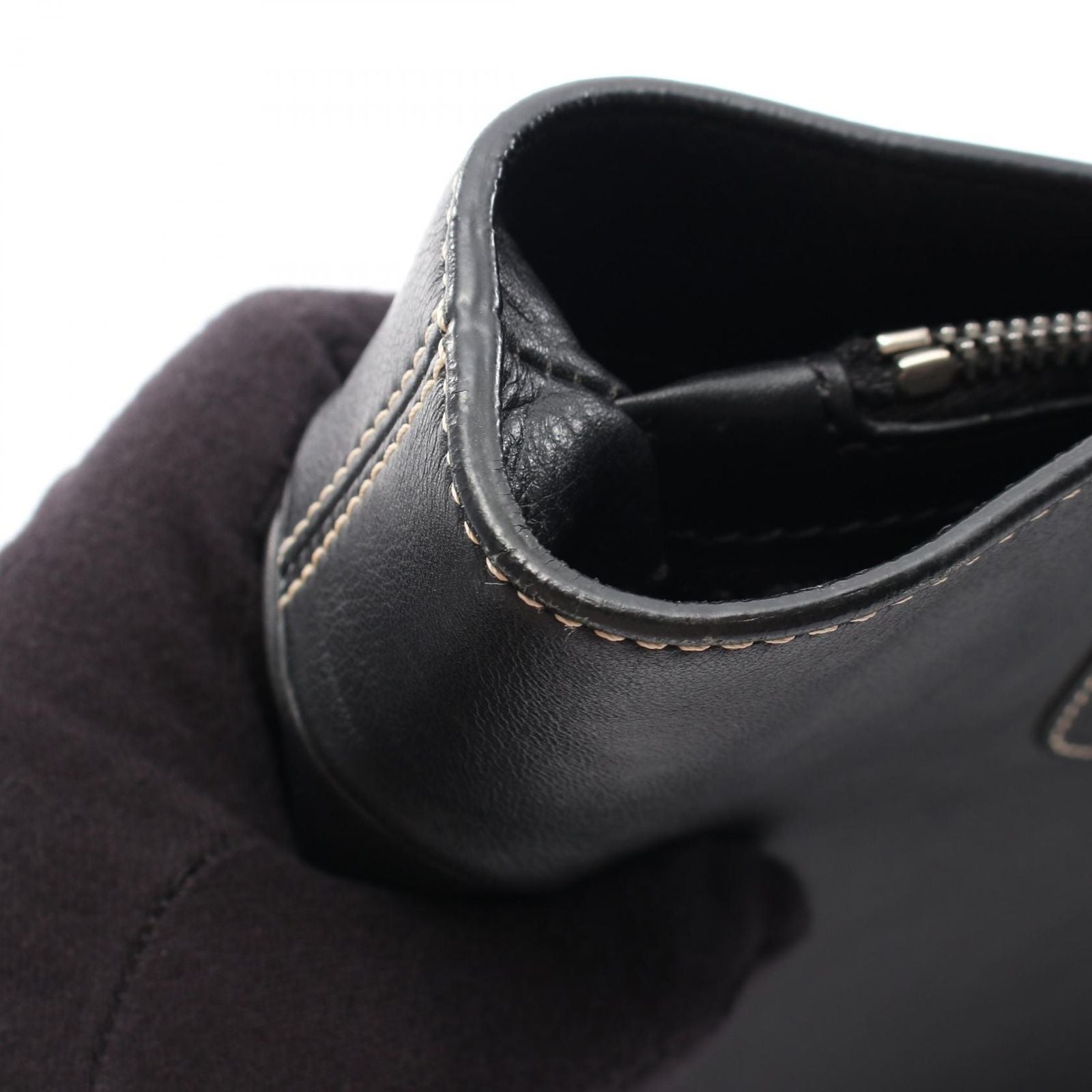 Celine Handbag Boogie Bag Black Leather — view 8
