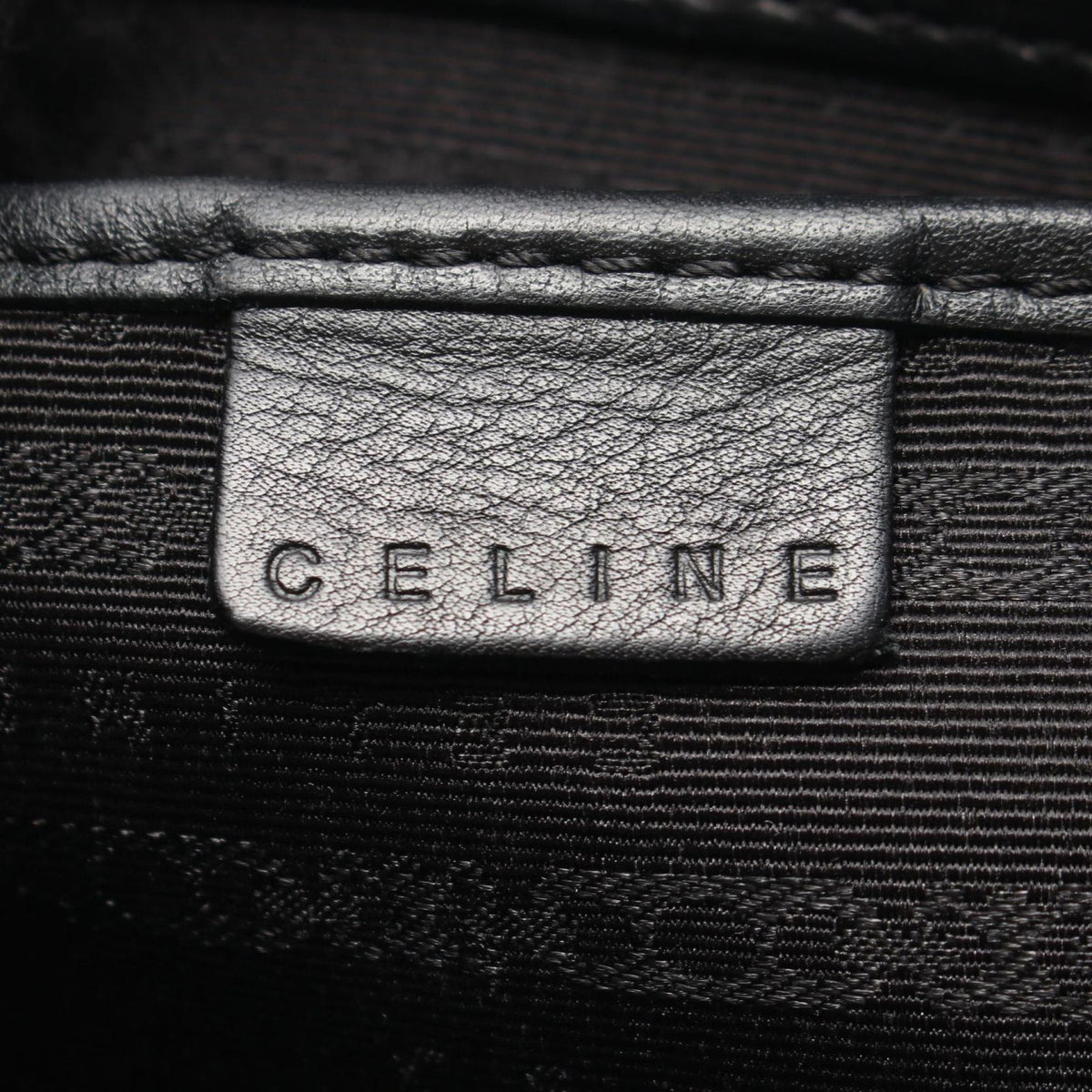 Celine Handbag Boogie Bag Black Leather — view 4