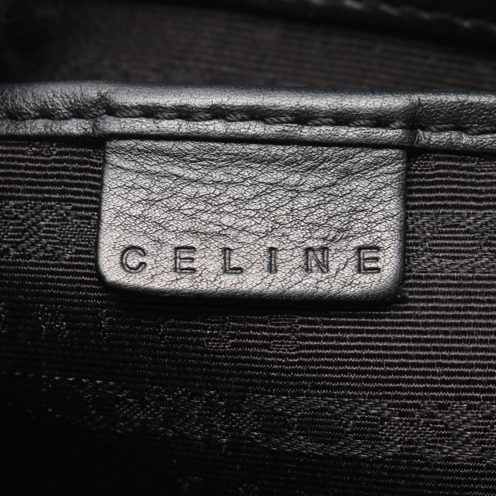 Celine Handbag Boogie Bag Black Leather — view 4