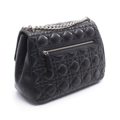 Dior Shoulder Bag Miss Dior Cannage Black Lambskin Chain — view 2