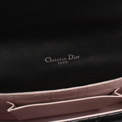 Dior Shoulder Bag Miss Dior Cannage Black Lambskin Chain — view 4