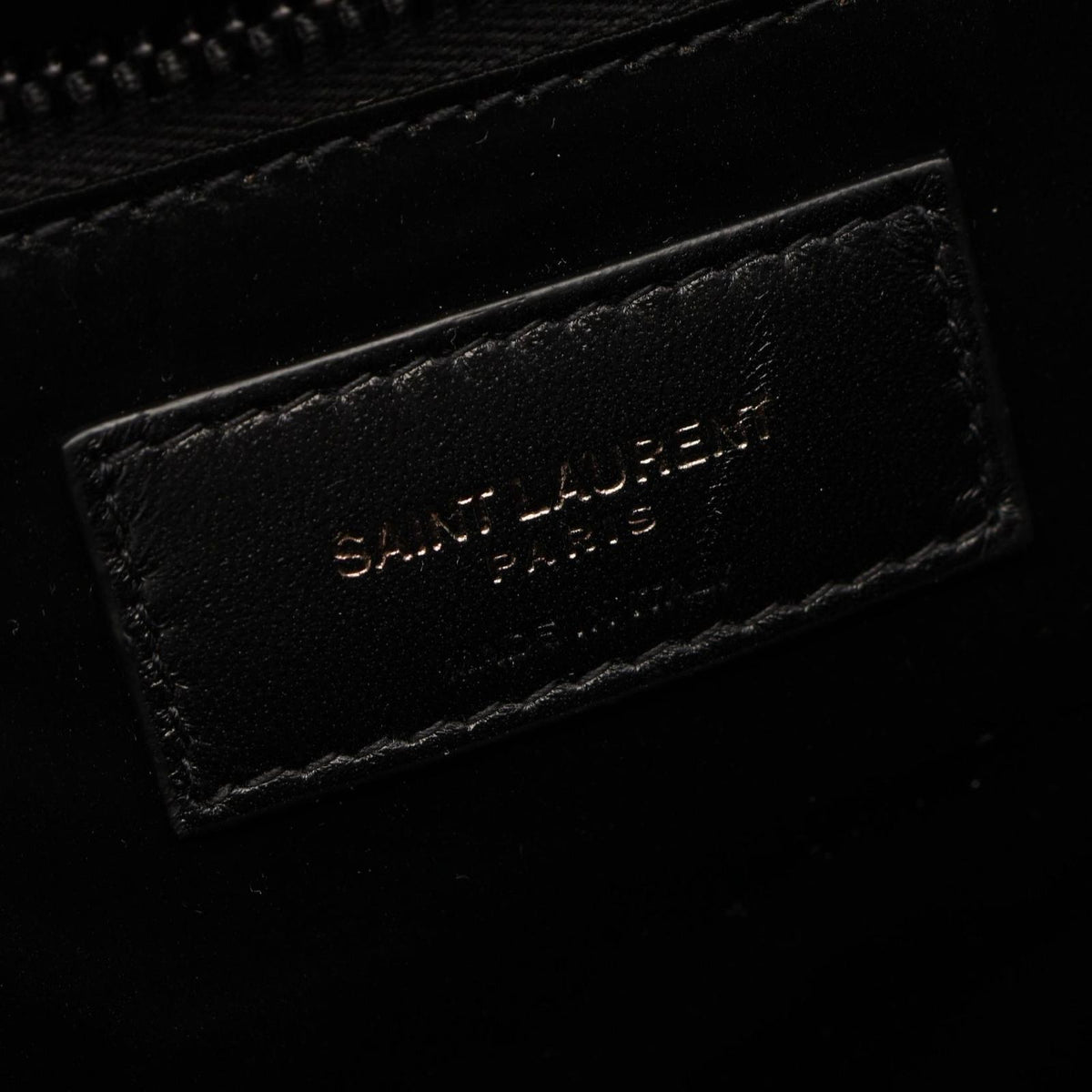 Saint Laurent Paris Tote Wide Puffer Black Nylon — view 4