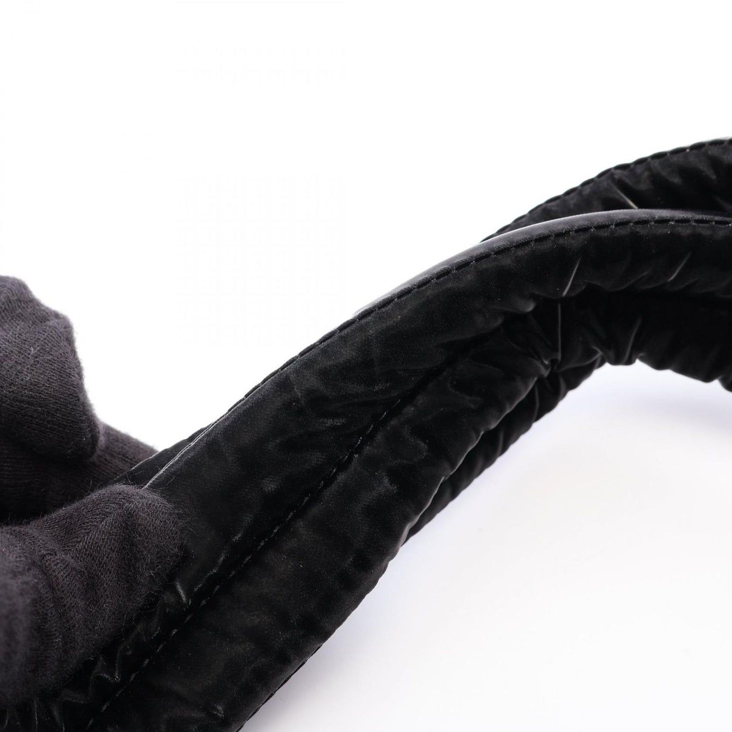 Saint Laurent Paris Tote Wide Puffer Black Nylon — view 7