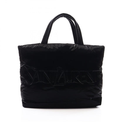 Saint Laurent Paris Tote Wide Puffer Black Nylon