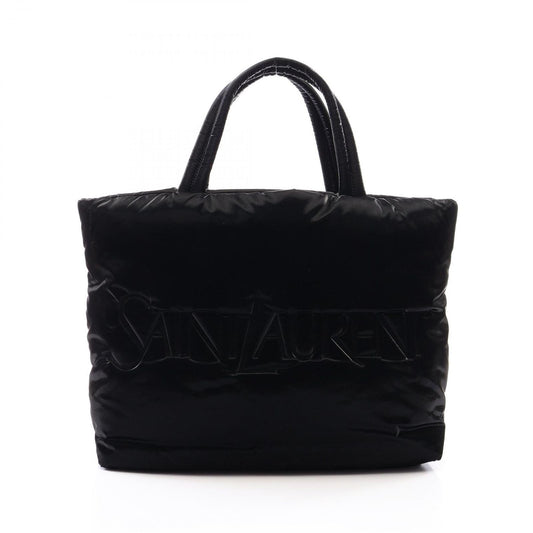 Saint Laurent Paris Tote Wide Puffer Black Nylon