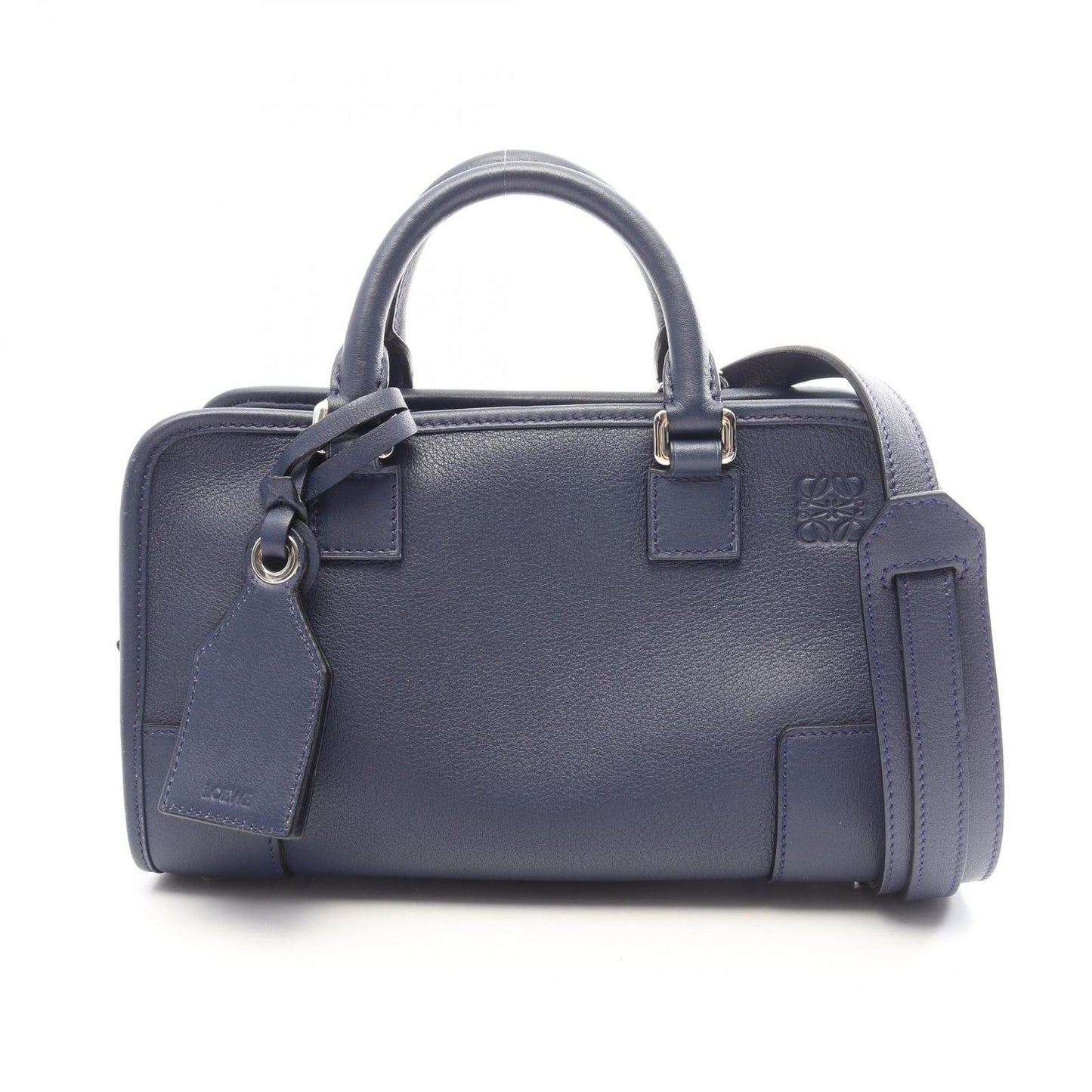 Loewe Handbag Amazona 23 2-Way Navy Leather