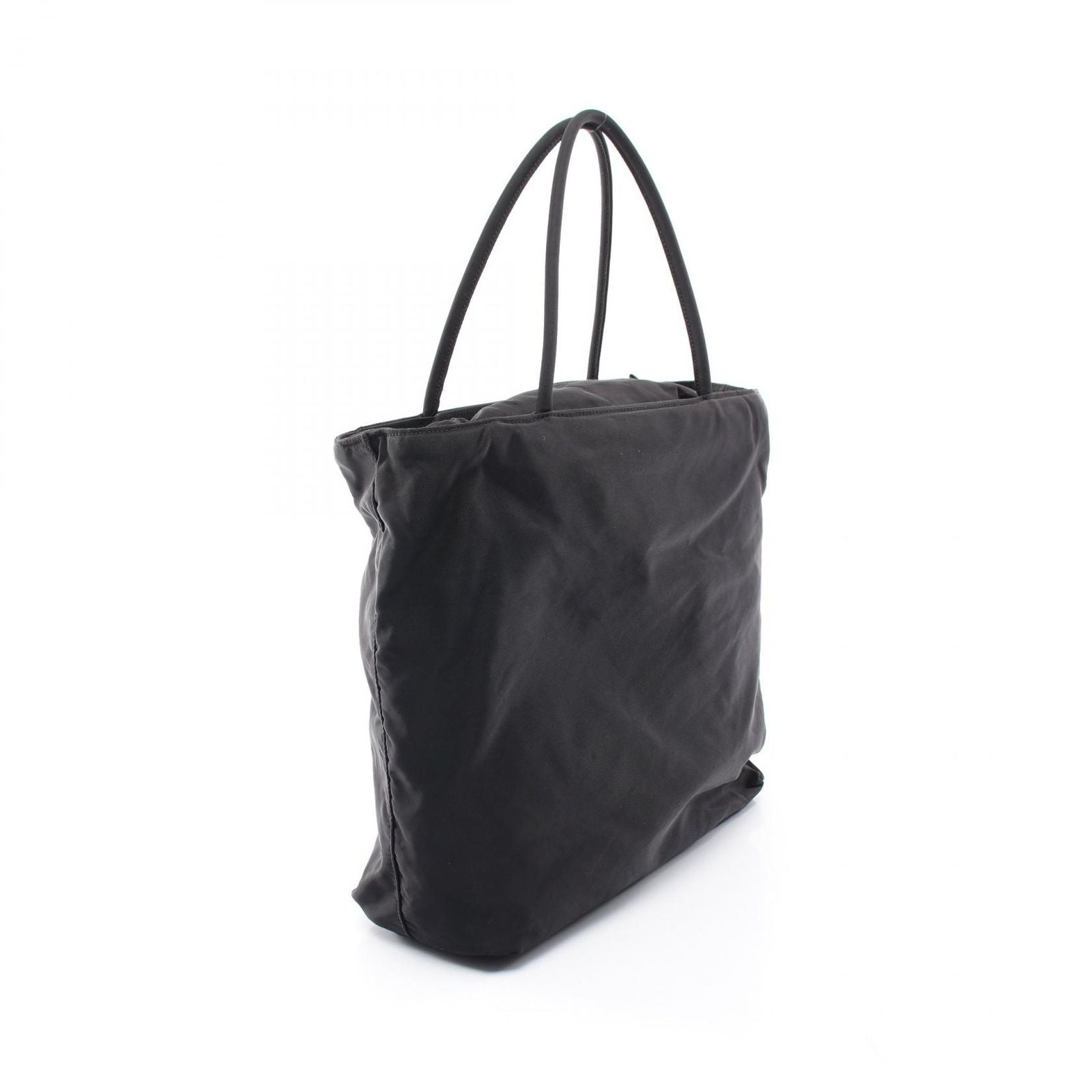 Prada Handbag Tessuto Black Nylon Triangle Logo — view 2