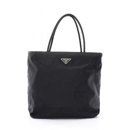Prada Handbag Tessuto Black Nylon Triangle Logo