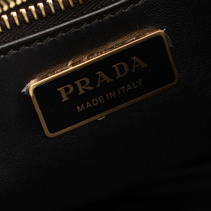 Prada Shoulder Bag Soft Sound Large Black Red White Leather — view 4