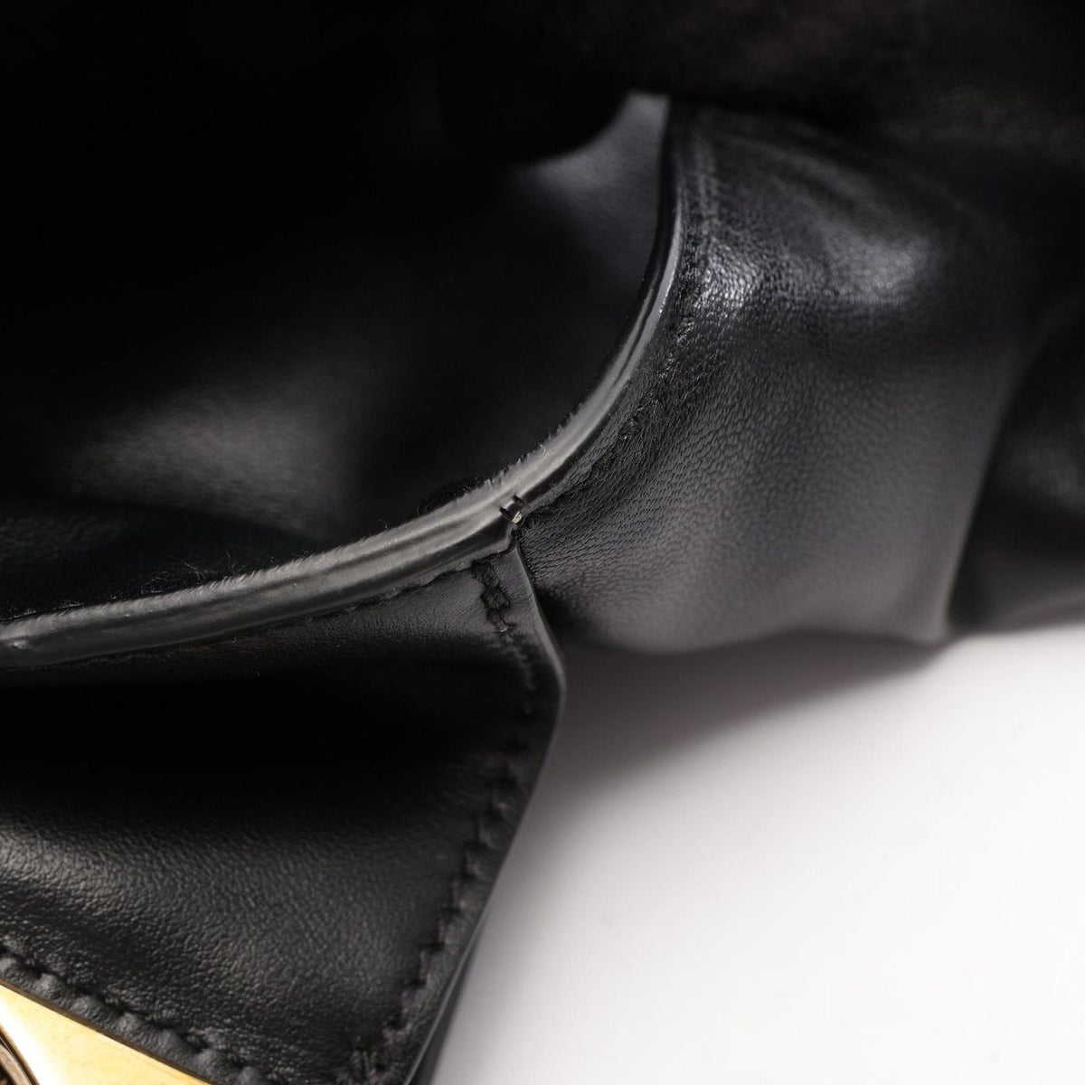 Prada Shoulder Bag Soft Sound Large Black Red White Leather — view 6