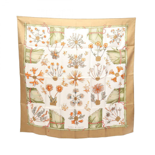 Hermes Scarf Carre 90 Herbier de Gavarnie Silk