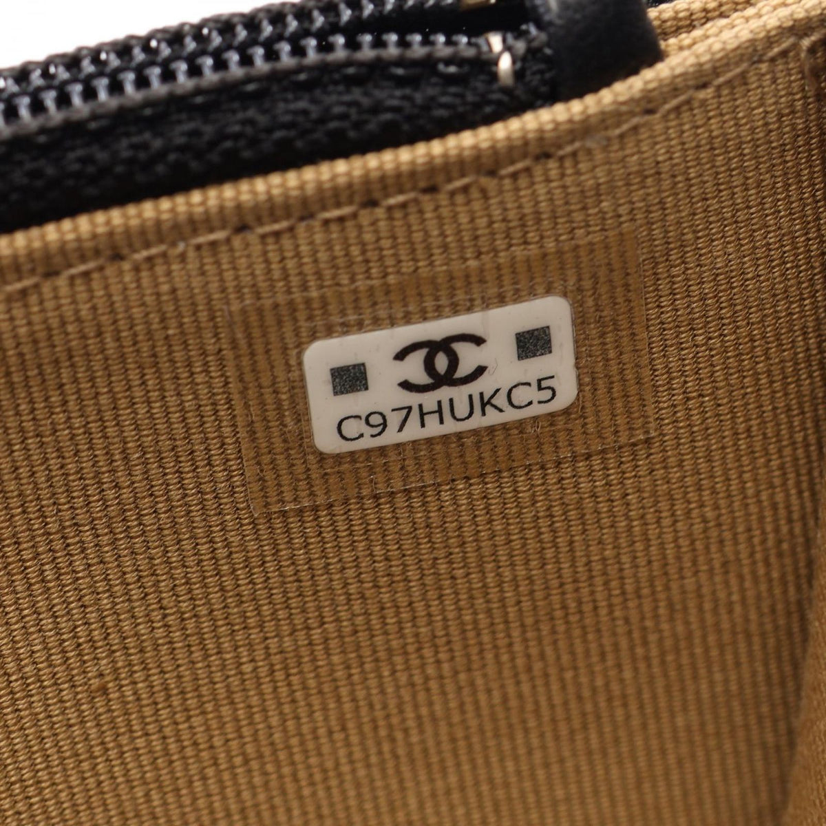 Chanel Shoulder Bag Quilted Black Lambskin Chain Phone Case — view 5