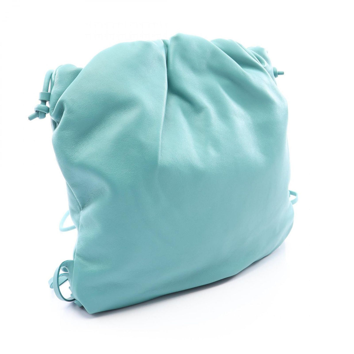 Bottega Veneta Shoulder Bag the Fringe Pouch Emerald Green Leather — view 2