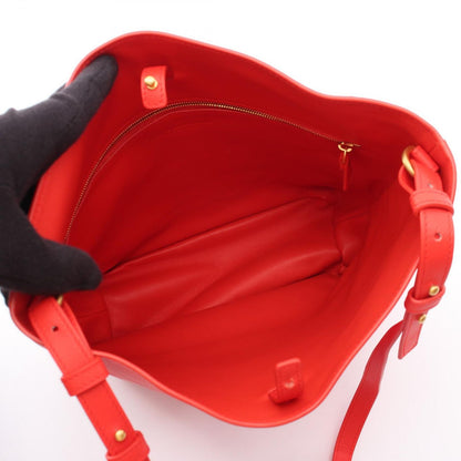 Bottega Veneta Shoulder Bag Red Leather — view 3