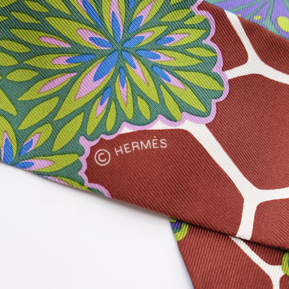 Hermes Scarf Twilly the Three Graces Silk — view 4