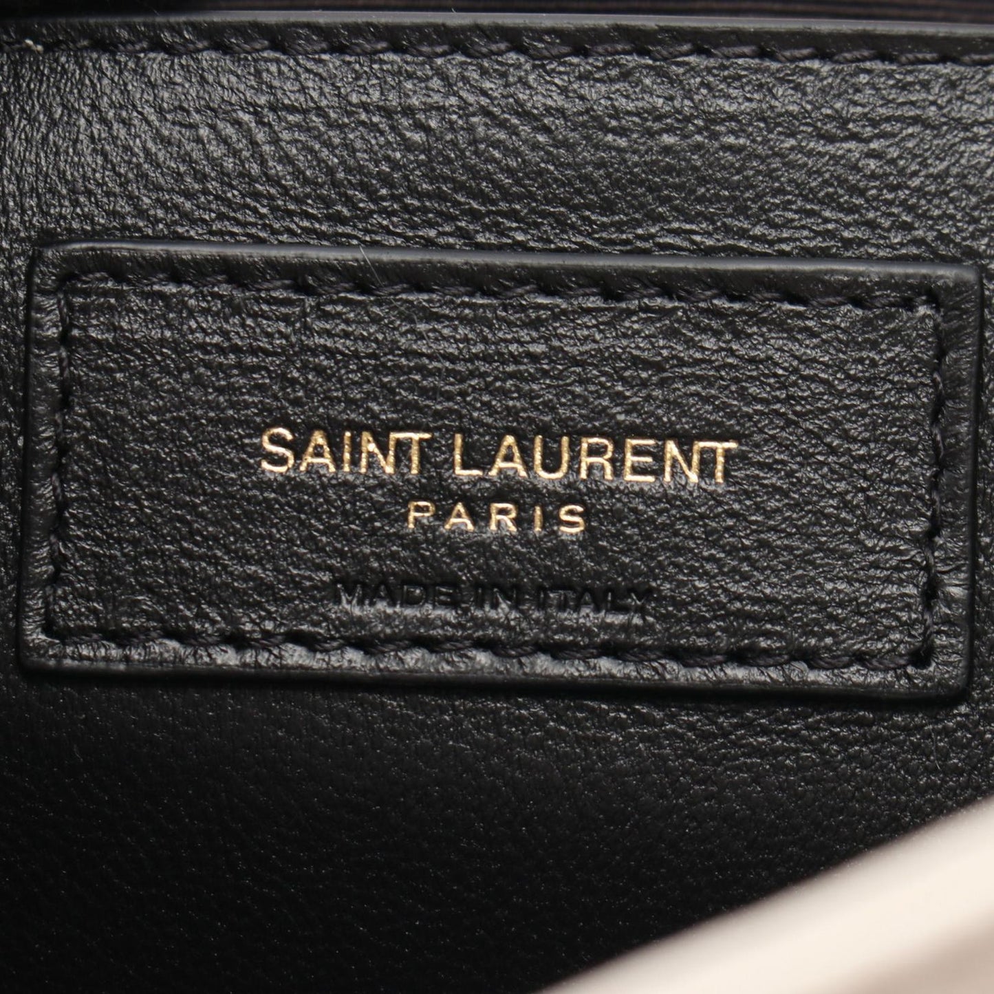 Saint Laurent Paris Shoulder Bag Monogram Mini Nolita Ivory Leather — view 4
