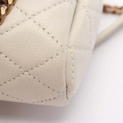 Saint Laurent Paris Shoulder Bag Monogram Mini Nolita Ivory Leather — view 6