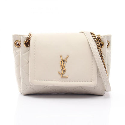 Saint Laurent Paris Shoulder Bag Monogram Mini Nolita Ivory Leather