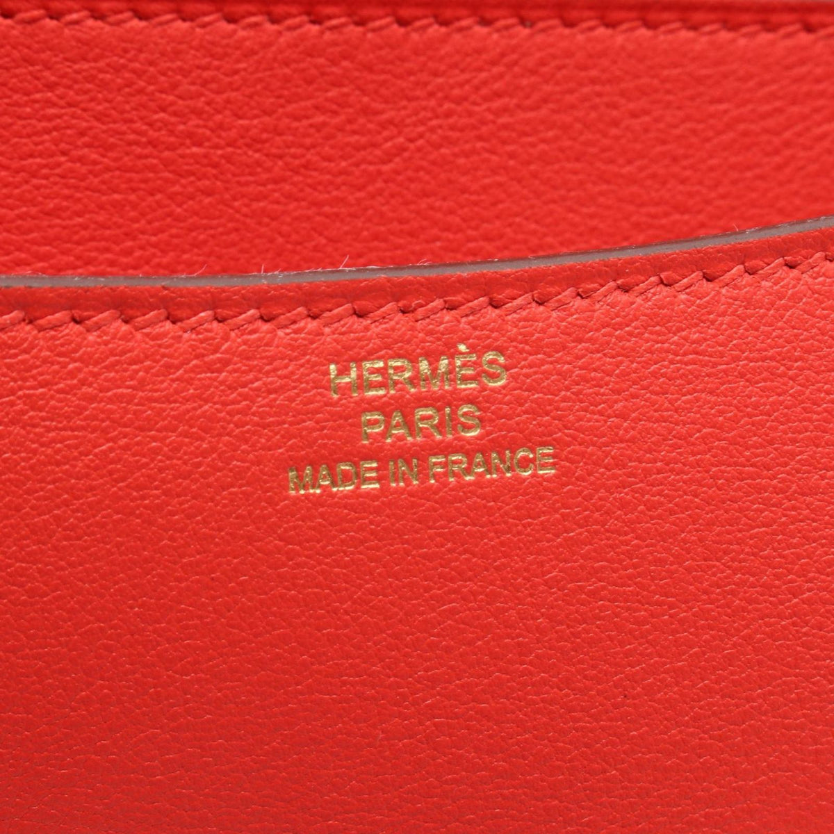 Hermes Shoulder Bag Constance 3 Mini Rouge Tomato — view 4