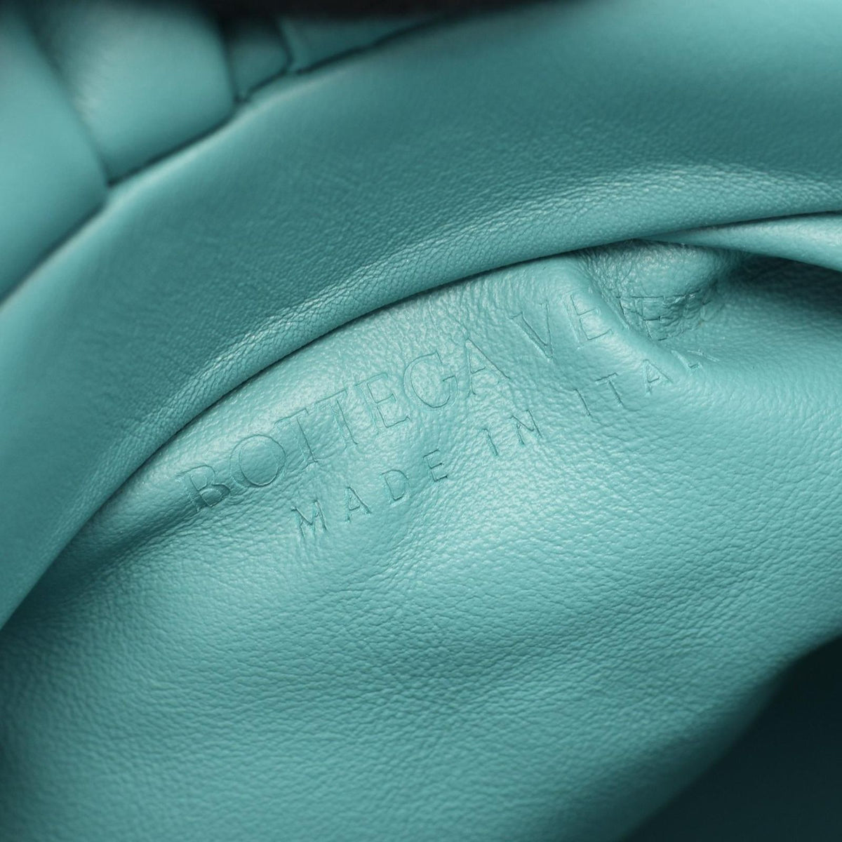 Bottega Veneta Shoulder Bag the Fringe Pouch Emerald Green Leather — view 4