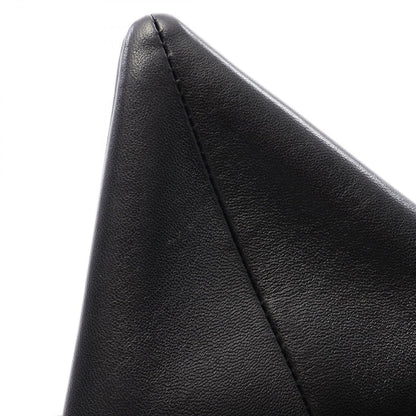 Bottega Veneta Clutch Triangle Flap Black Leather — view 6