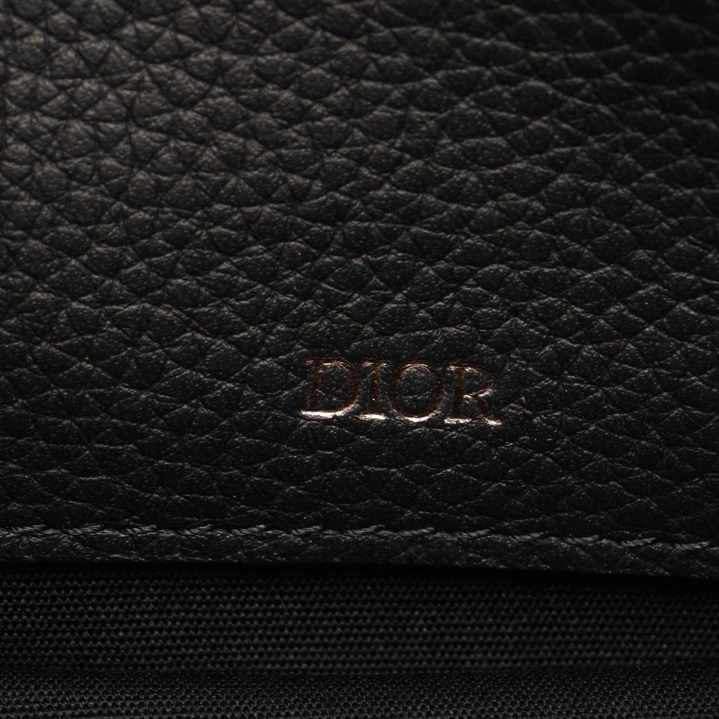 Dior Shoulder Bag Safari Oblique Ivory Navy Black Canvas Leather Mini — view 4