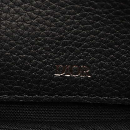 Dior Shoulder Bag Safari Oblique Ivory Navy Black Canvas Leather Mini — view 4