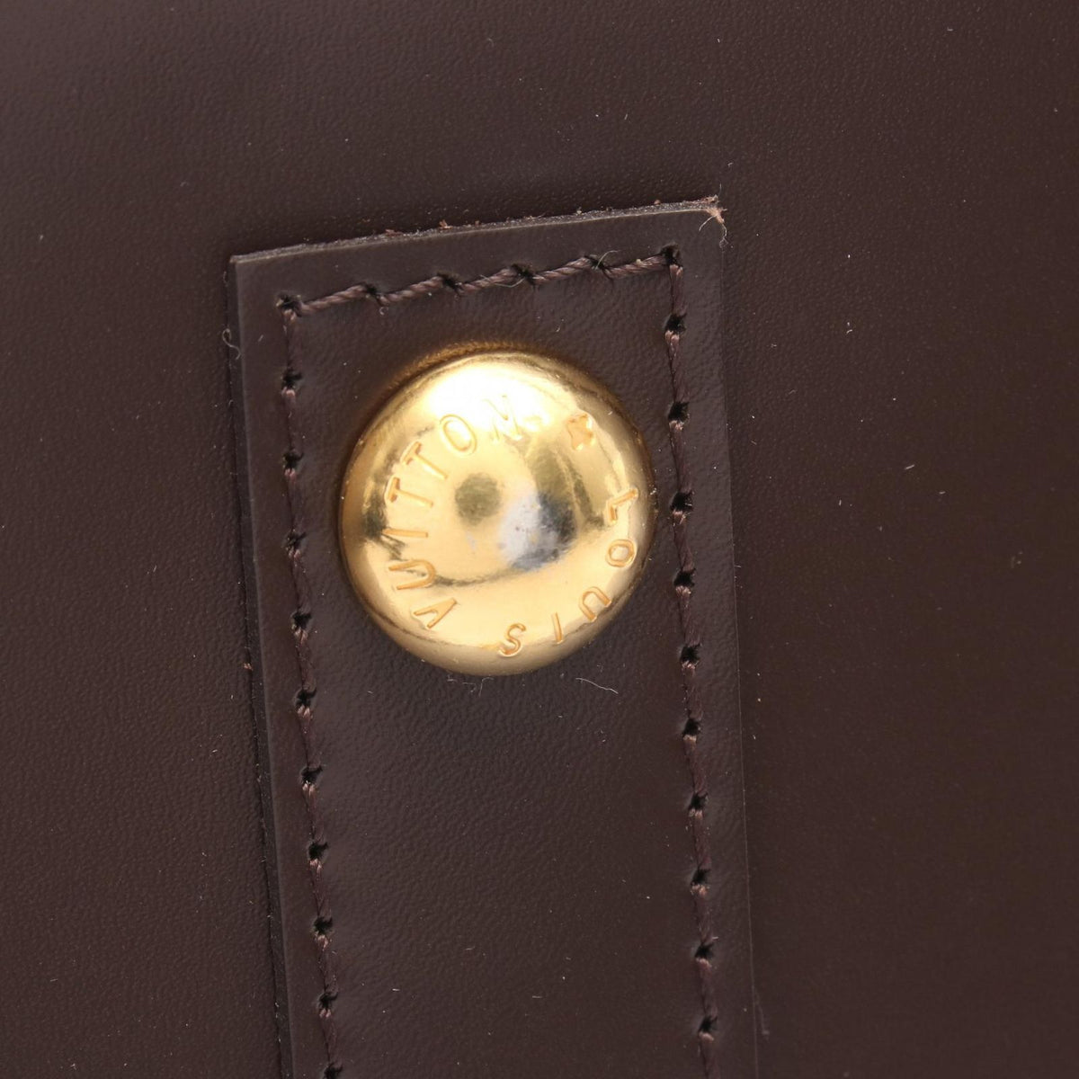 Louis Vuitton Handbag Alma PM Damier Ebene Leather — view 8