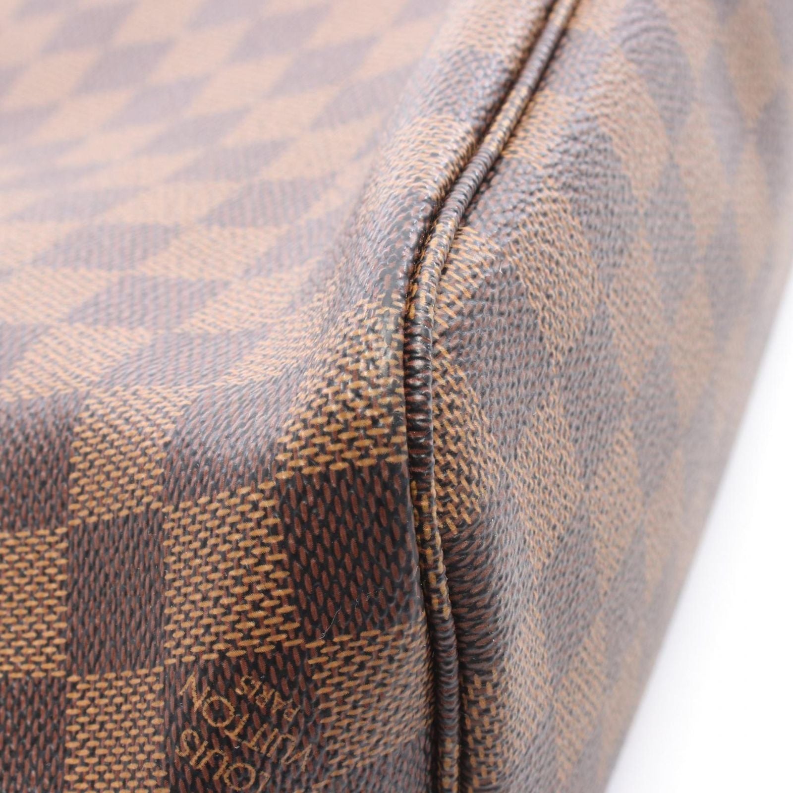 Louis Vuitton Tote Neverfull PM Damier Ebene Leather — view 7