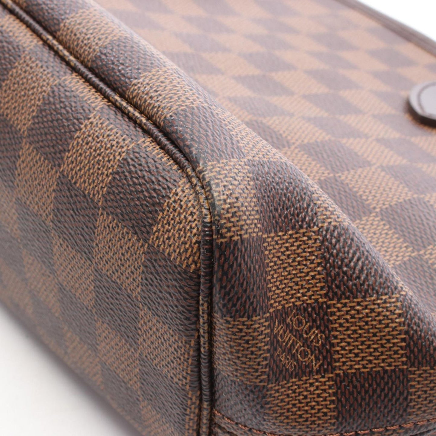 Louis Vuitton Tote Neverfull PM Damier Ebene Leather — view 8