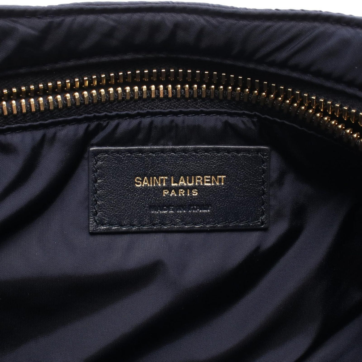 Saint Laurent Paris Shoulder Buckle Cassette Navy Red Nylon Leather Le 5 a 7 — view 4