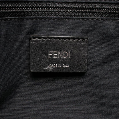 Fendi Shoulder Bag Zucca Blue Leather — view 4