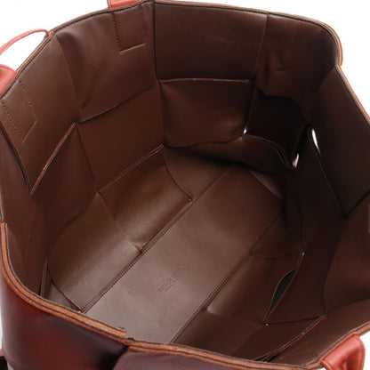 Bottega Veneta Tote the Arco Large Intrecciato Brown Leather Maxi — view 3