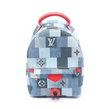 Louis Vuitton Backpack Palm Springs Mini Monogram Denim Canvas