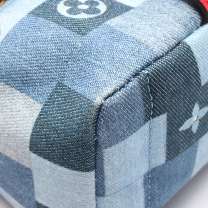 Louis Vuitton Backpack Palm Springs Mini Monogram Denim Canvas — view 6