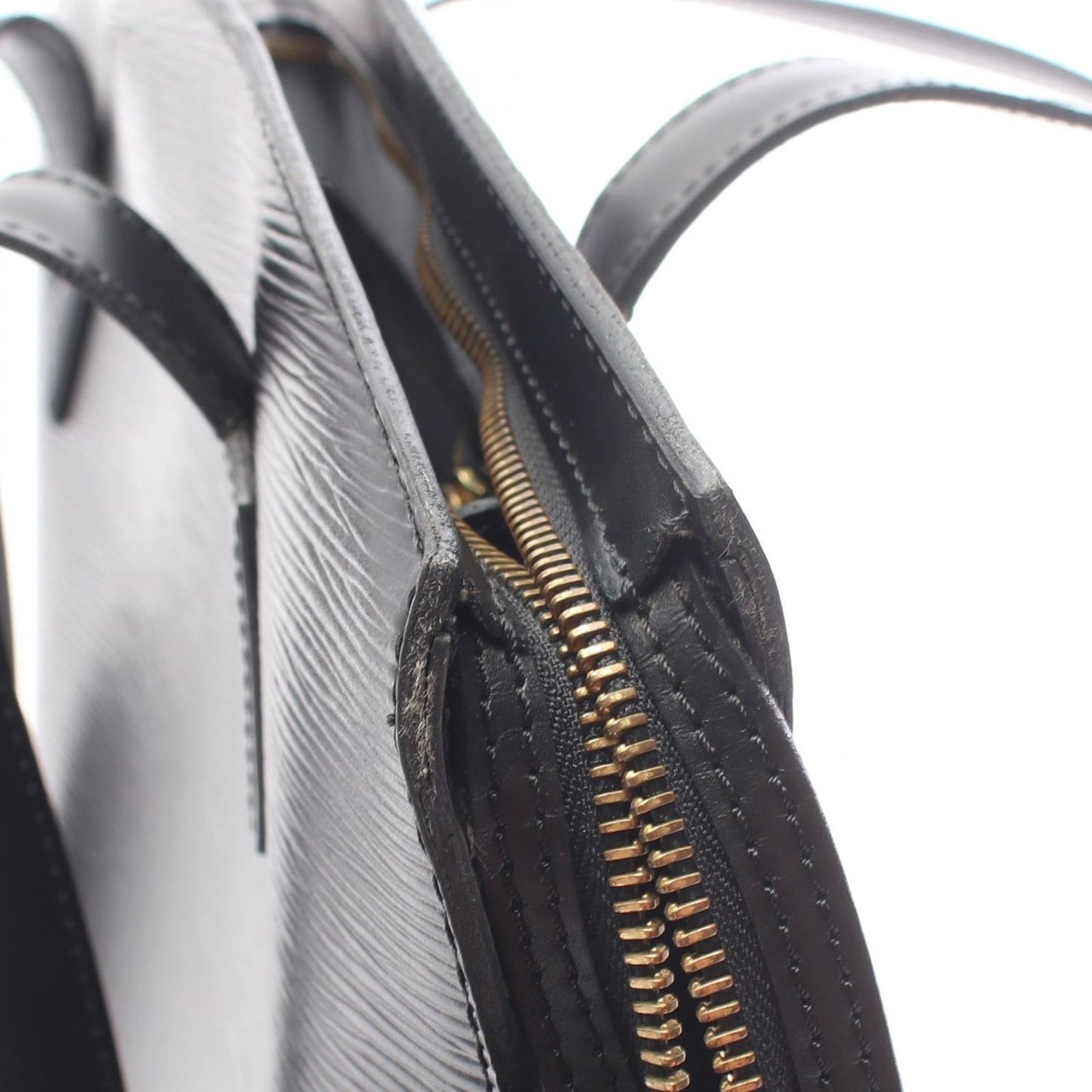 Louis Vuitton Shoulder Bag Saint Jacques Shopping Epi Noir Leather — view 6