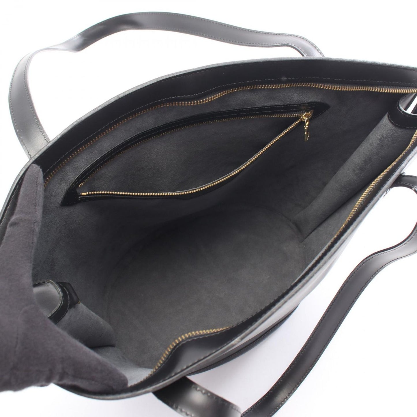 Louis Vuitton Shoulder Bag Saint Jacques Shopping Epi Noir Leather — view 3