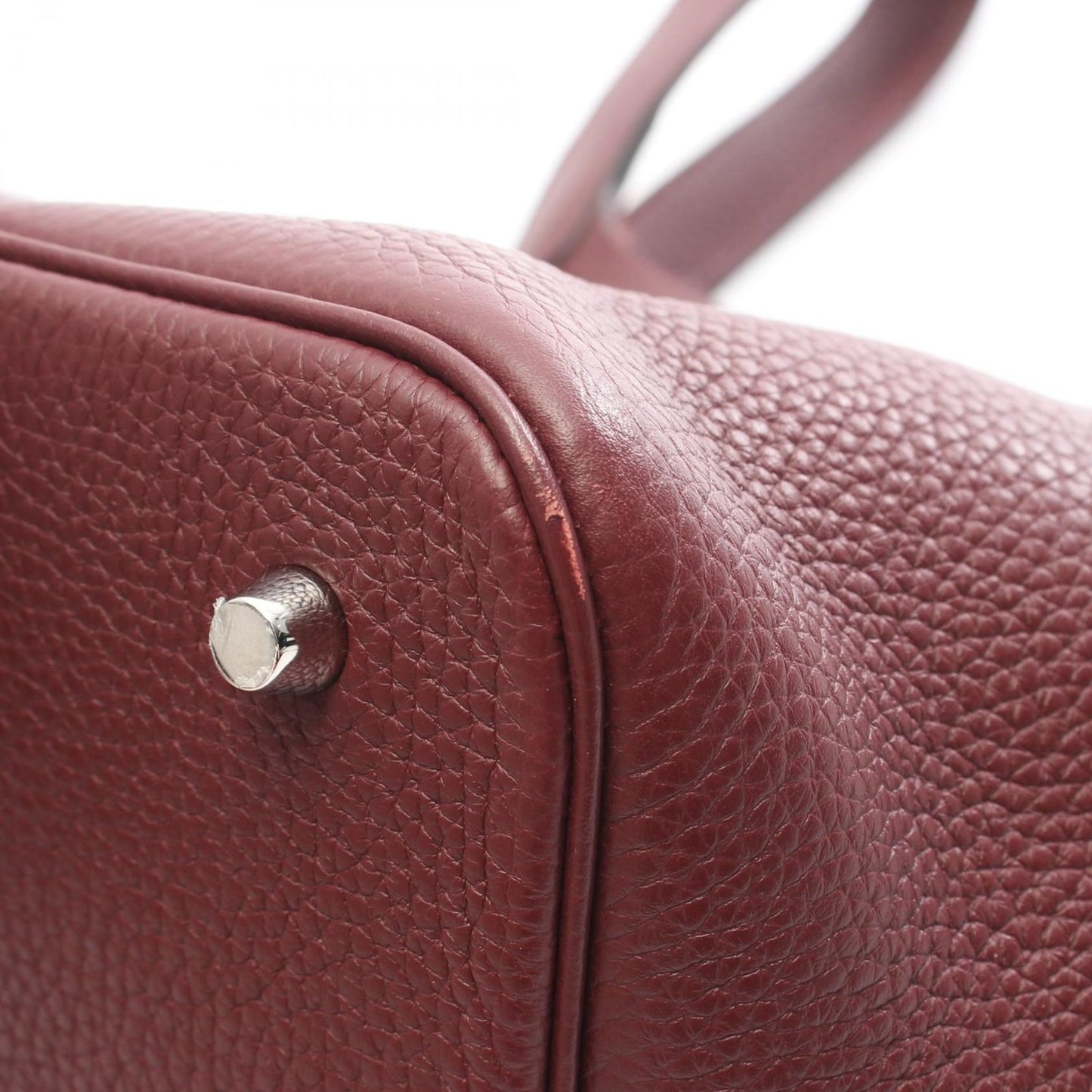 Hermes Handbag Picotin Lock MM Rouge Ash — view 8