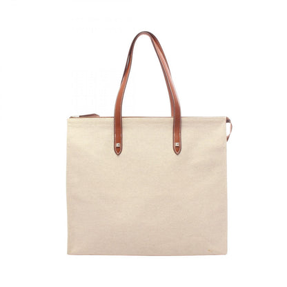 Hermes Tote Cabas Mirror MM Ecru Fauve