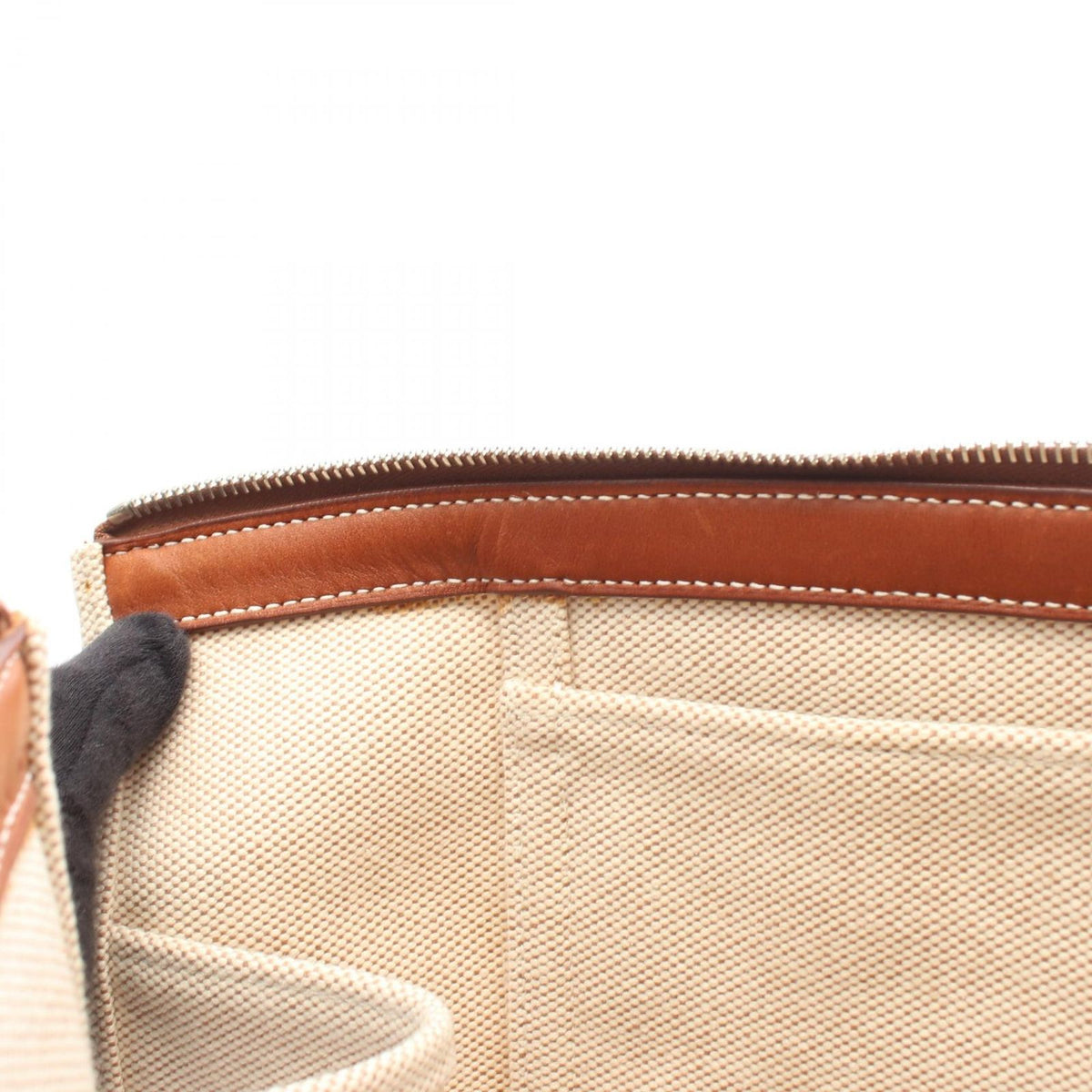 Hermes Tote Cabas Mirror MM Ecru Fauve — view 6