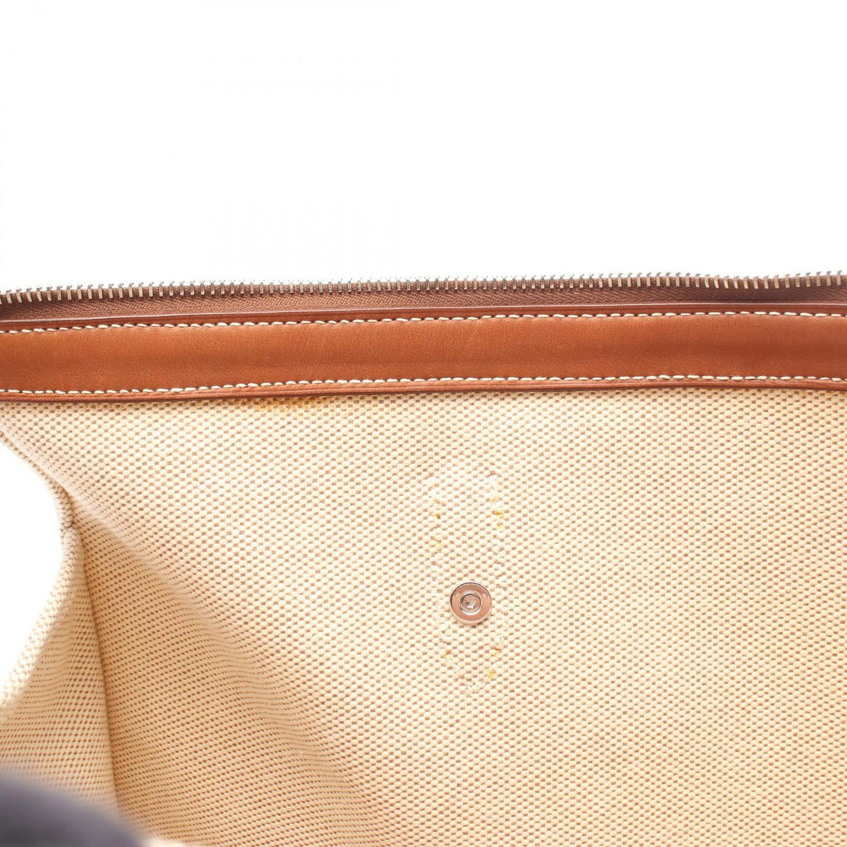 Hermes Tote Cabas Mirror MM Ecru Fauve — view 8
