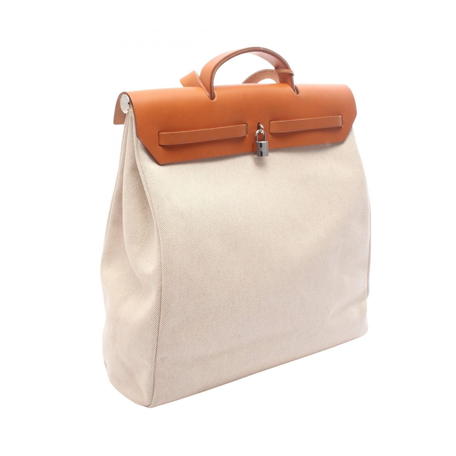 Hermes Handbag Herbag MM Ecru Natural — view 2