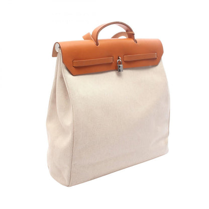 Hermes Handbag Herbag MM Ecru Natural — view 2