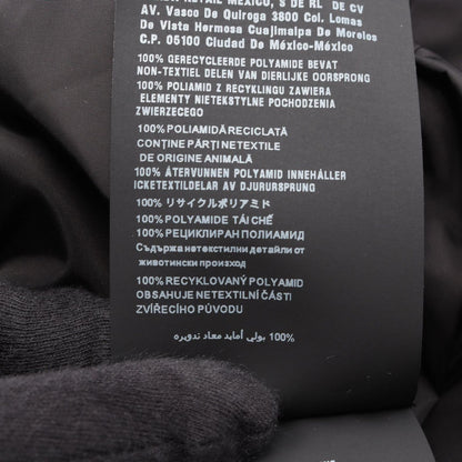 Prada Soutien Collar Coat Re-Nylon Black Nylon — view 5