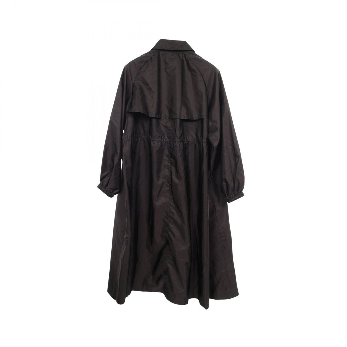 Prada Soutien Collar Coat Re-Nylon Black Nylon — view 2