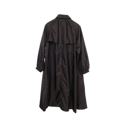 Prada Soutien Collar Coat Re-Nylon Black Nylon — view 2